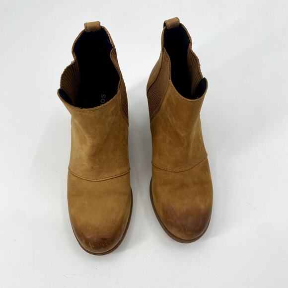 Sorel Size 7 Brown chelsea wedge Booties - Picture 4 of 8